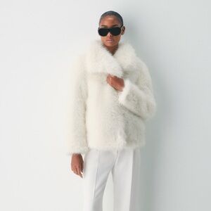 Aritzia St Moritz Coat Light Birch S NWT